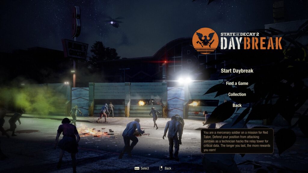 Daybreak Survival Mode in State of Decay 2