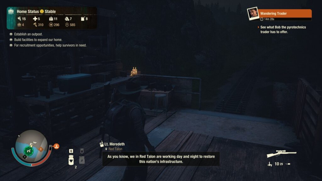 Listening to a Radio Broadcast in State of Decay 2