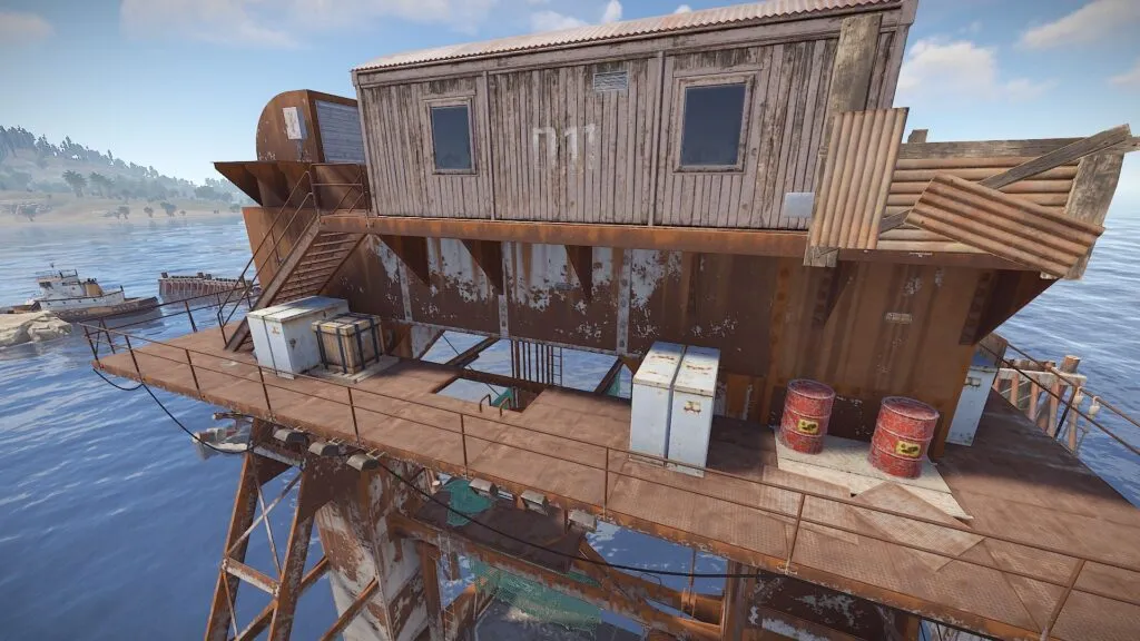 RUST Ferry Terminal Monument — Climbable Knot Rope 3