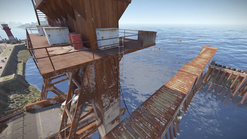 RUST Ferry Terminal Monument — Rope Ladder 2