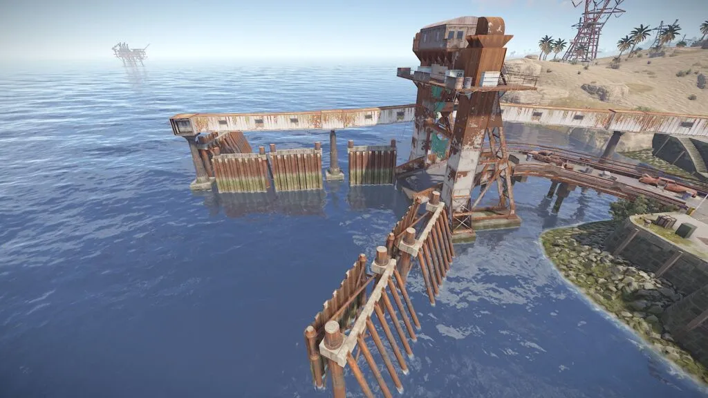 RUST Ferry Terminal Monument — Sea Walls & Catwalk