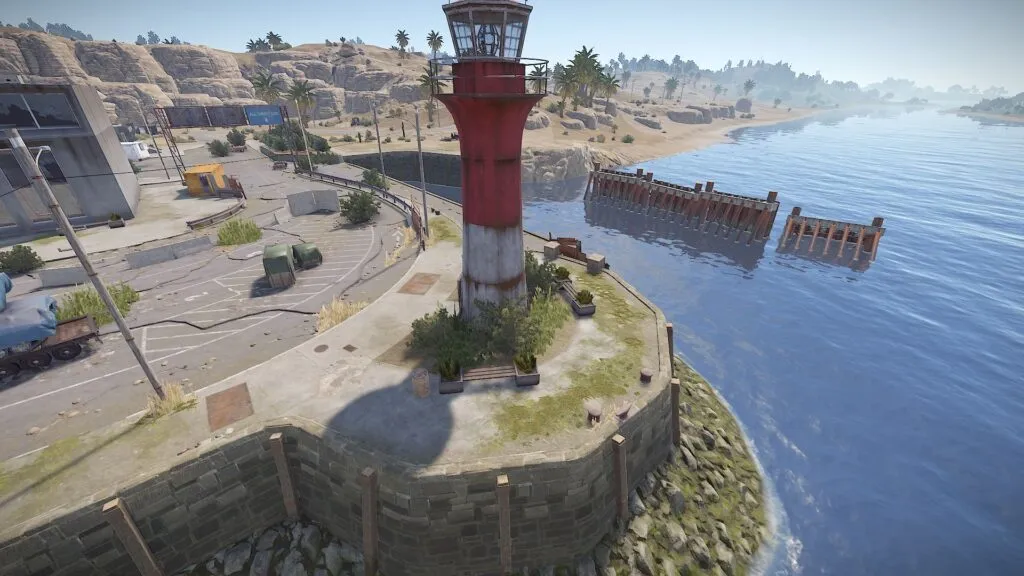 RUST Ferry Terminal Monument — Miniature Lighthouse
