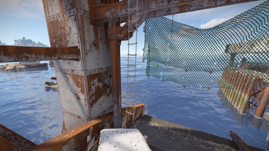 RUST Ferry Terminal Monument — Rope Ladder 1