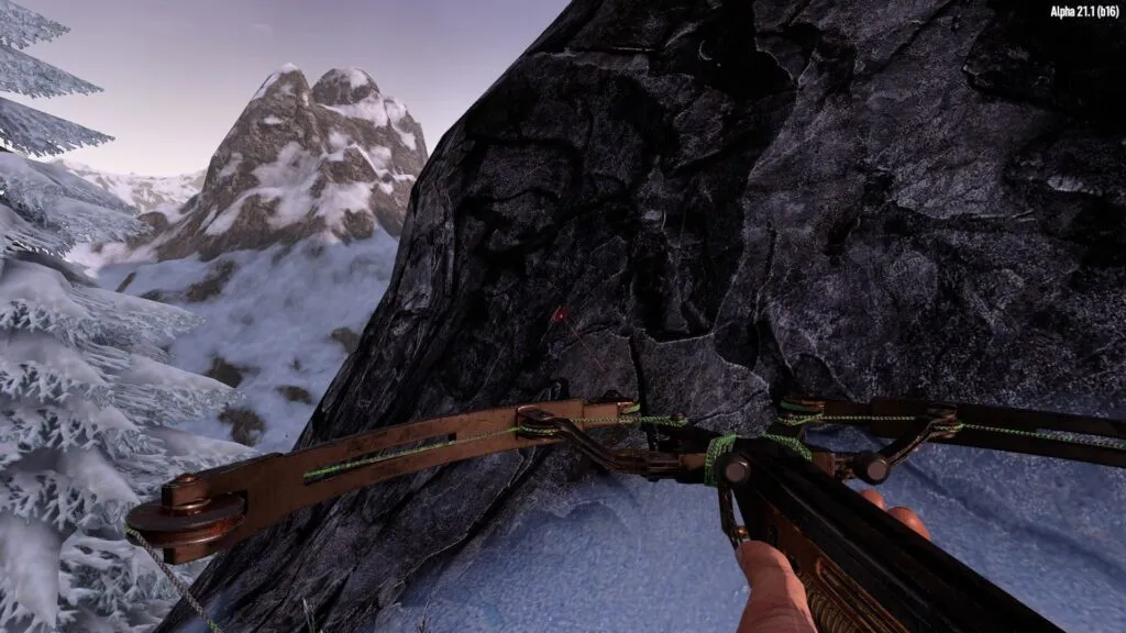 Wielding a Modded Compound Crossbow