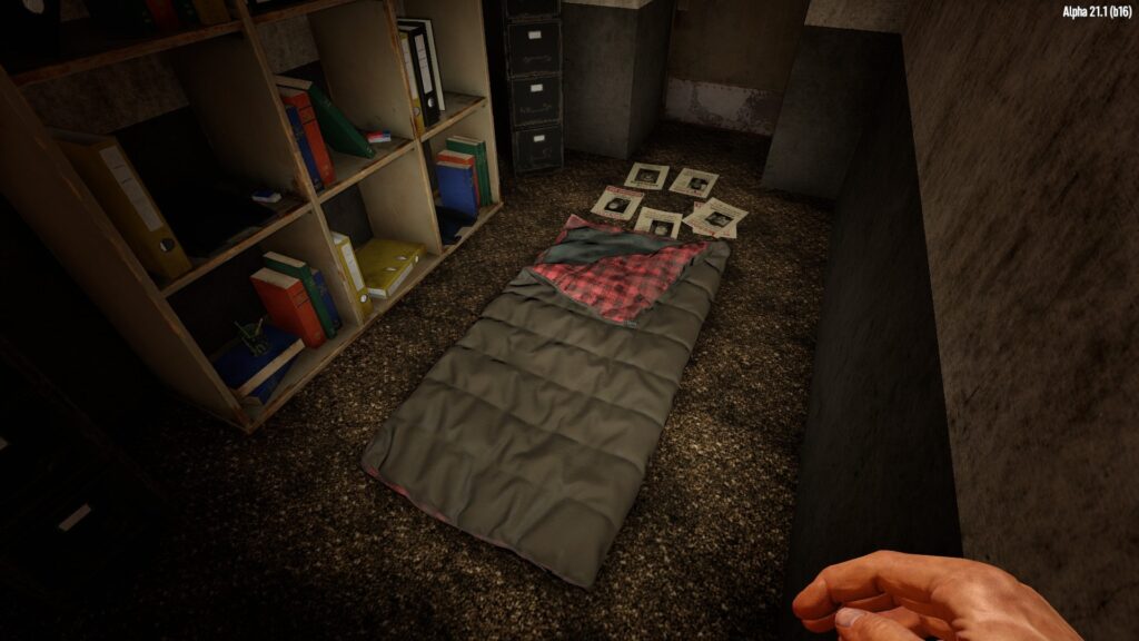 A Bedroll Placed Down in a Safe Spot