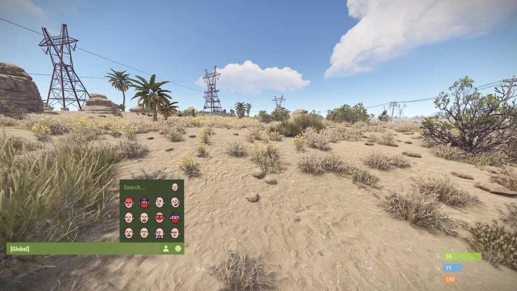 The RUST Emoji Menu