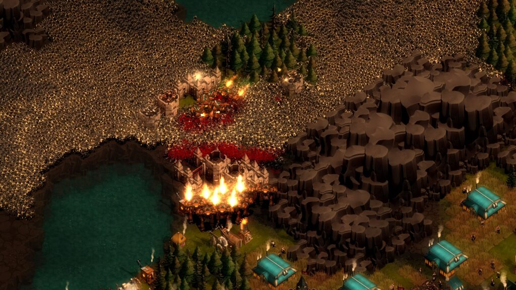 A Hoarde of Zombies on the Perimeters in They Are Billions