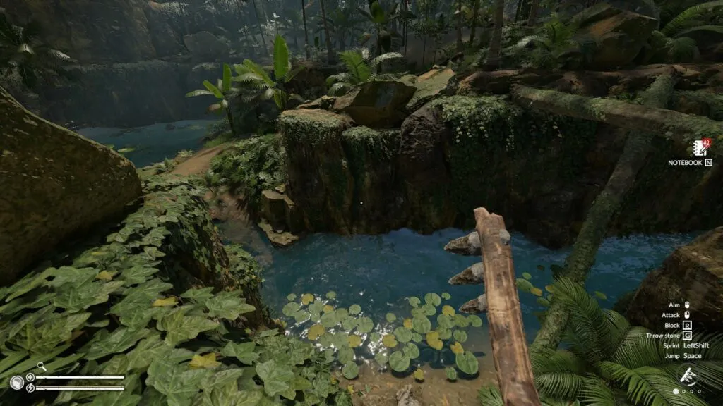 Wielding the Blade Axe in Green Hell