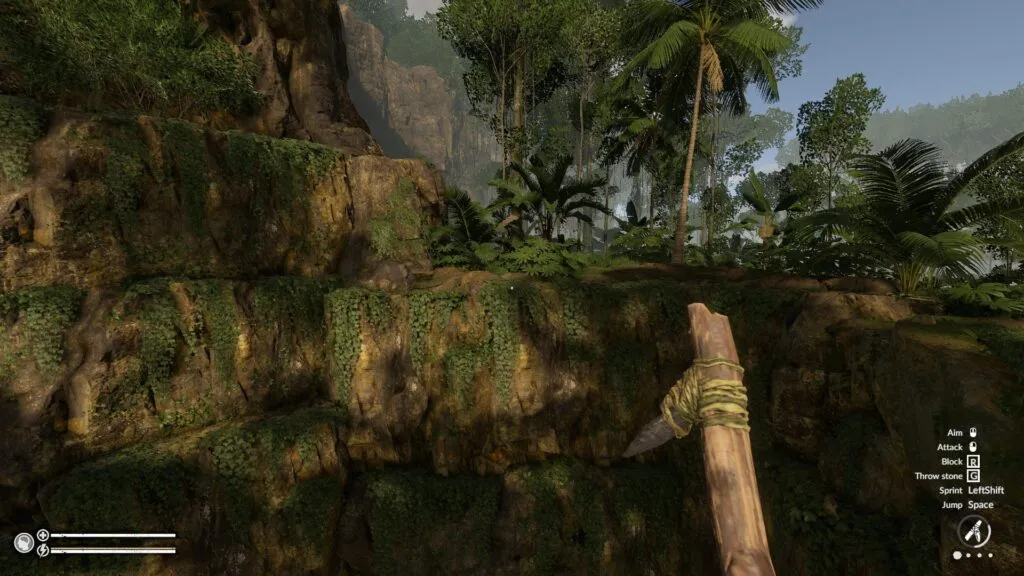 Wielding the Metal Pickaxe in Green Hell