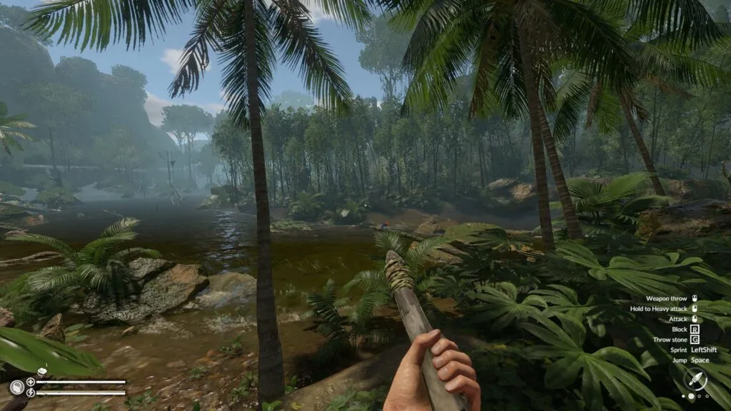 Wielding the Stone Spear in Green Hell