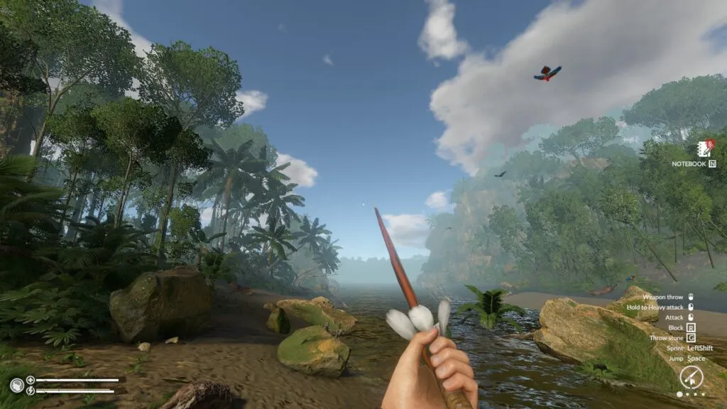Wielding the Tribal Spear in Green Hell