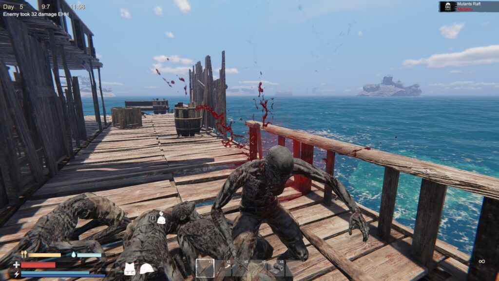 Battling Mutant Enemies in Sunkenland