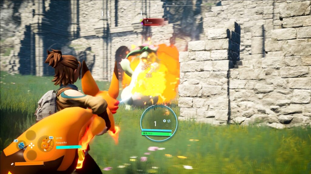 In-game Combat in Palworld