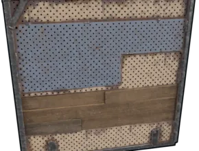 RUST Horizontal Wall Mounted Weapon Rack