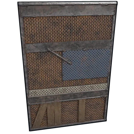 image of rust item Tall Wall-mounted Weapon Rack