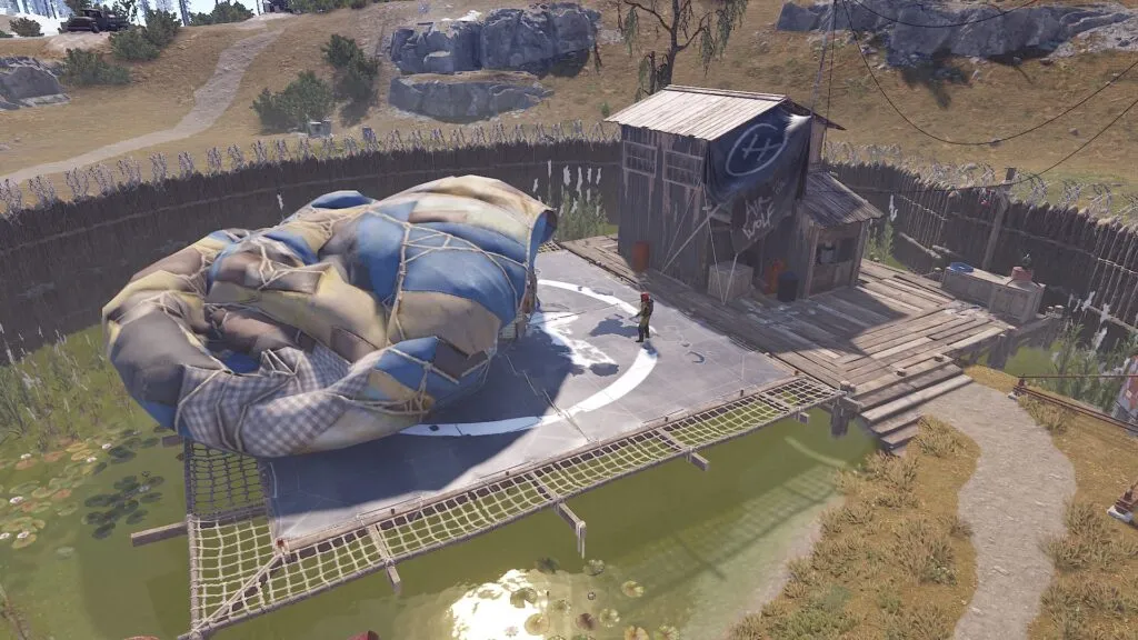 A Purchased Hot Air Balloon at Bandit Camp