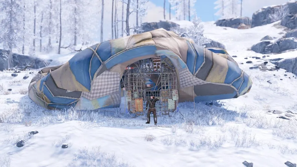 A Deflated Hot Air Balloon in RUST