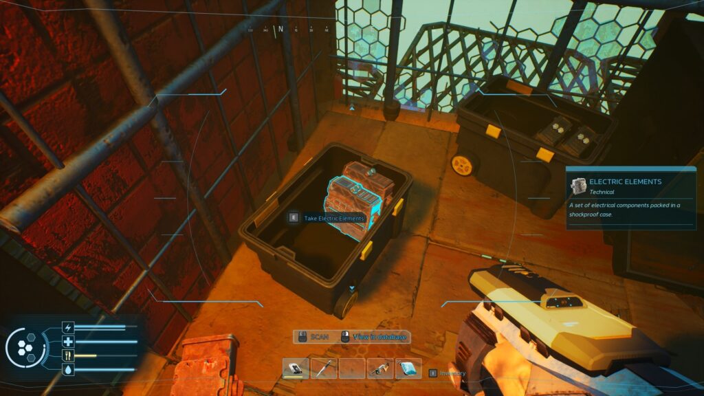 Looting Electric Elements From a Radio Tower in Forever Skies