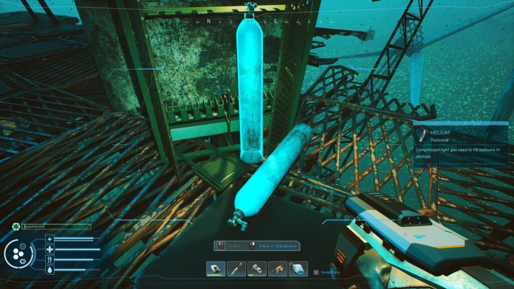 Collecting Helium Tanks From a Wind Farm in Forever Skies
