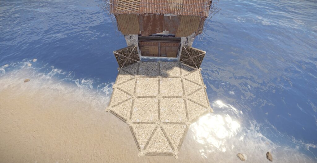 Step 3 of the Boat Garage Footprint Layout