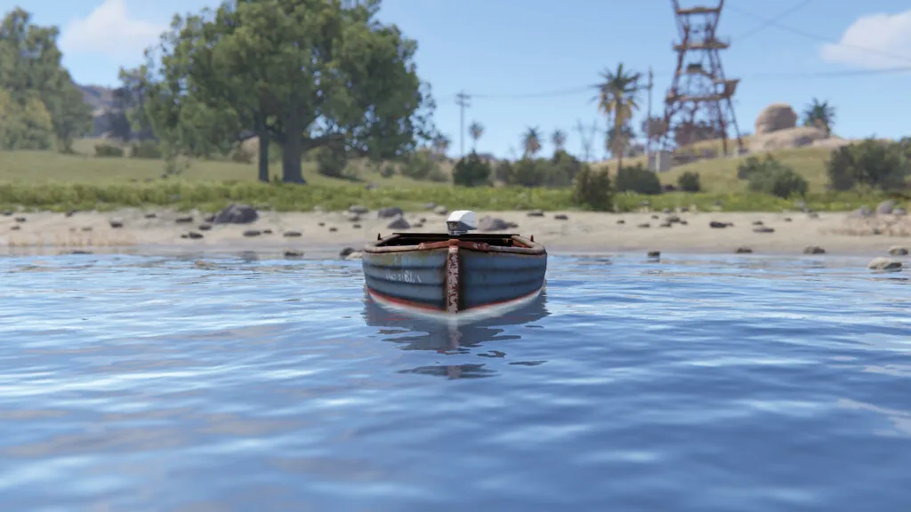 Front view of the Rowboat