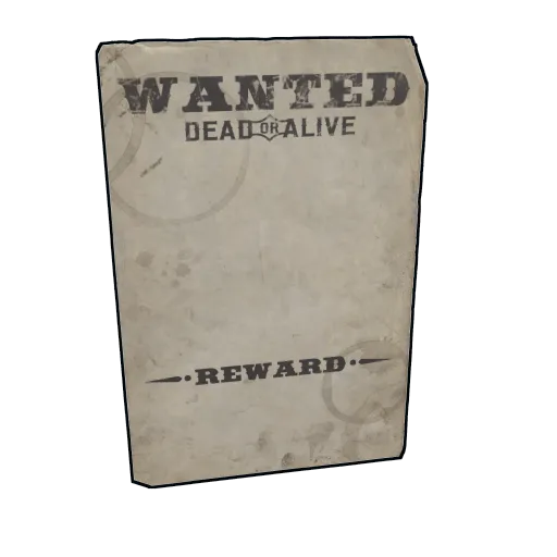image of rust item Wanted Poster 2