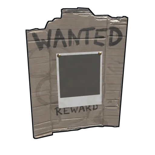 image of rust item Wanted Poster