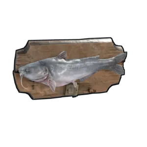a trophy fish in rust