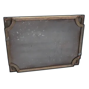 a large frontier-style mirror decoration in the game Rust