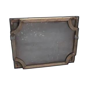 a medium-sized frontier-style mirror in the game Rust