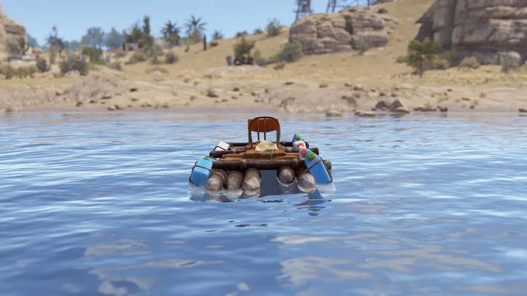 Front-side view of the Kayak
