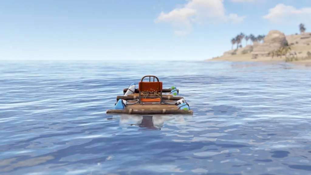 Rear-side view of the Kayak
