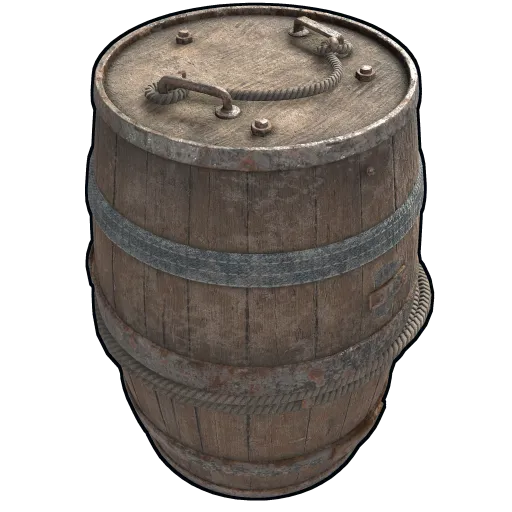 image of rust item Storage Barrel Vertical