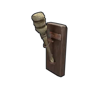 a wall-mounted torch holder in the game Rust