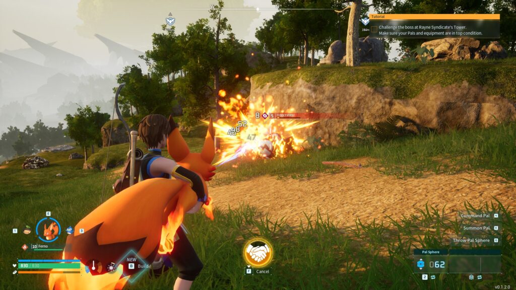 Attacking a Hoocrates with fire