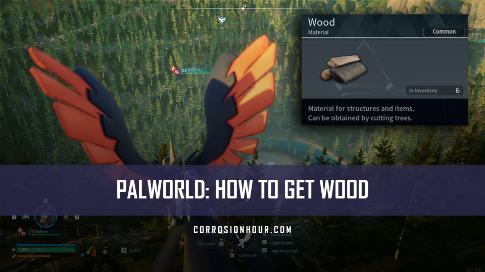 Palworld How to Get Wood Corrosion Hour