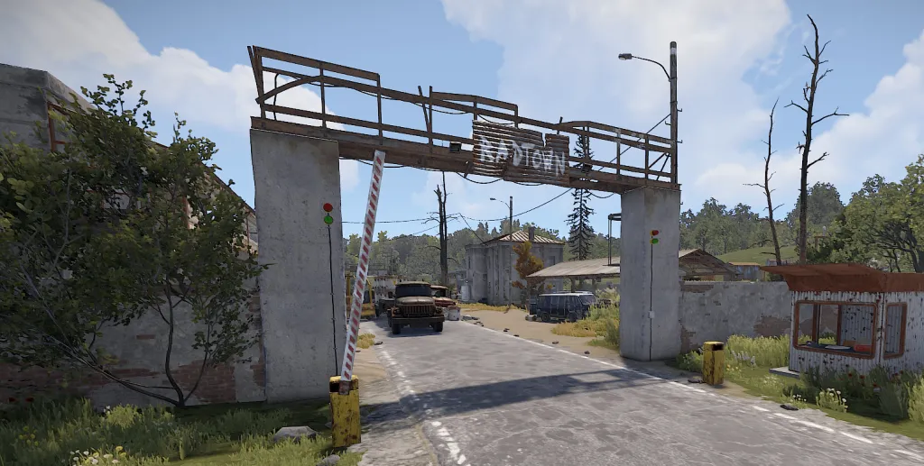 Radtown Monument's Bottom Gate