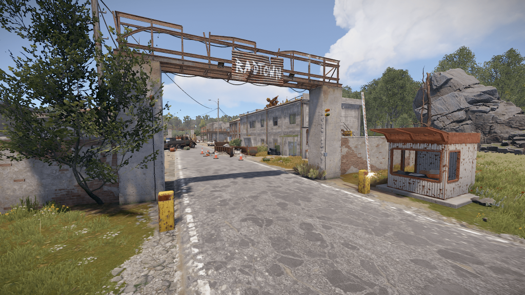 Radtown Monument's Top Gate