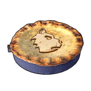 icon of a baked pie with a bear head from the game RUST