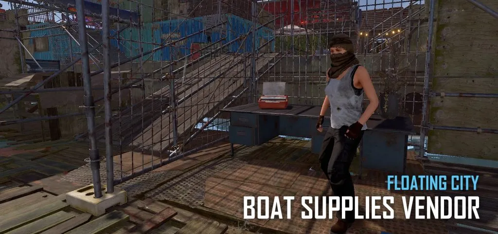 RUST's Floating City Boat Supplies Vendor