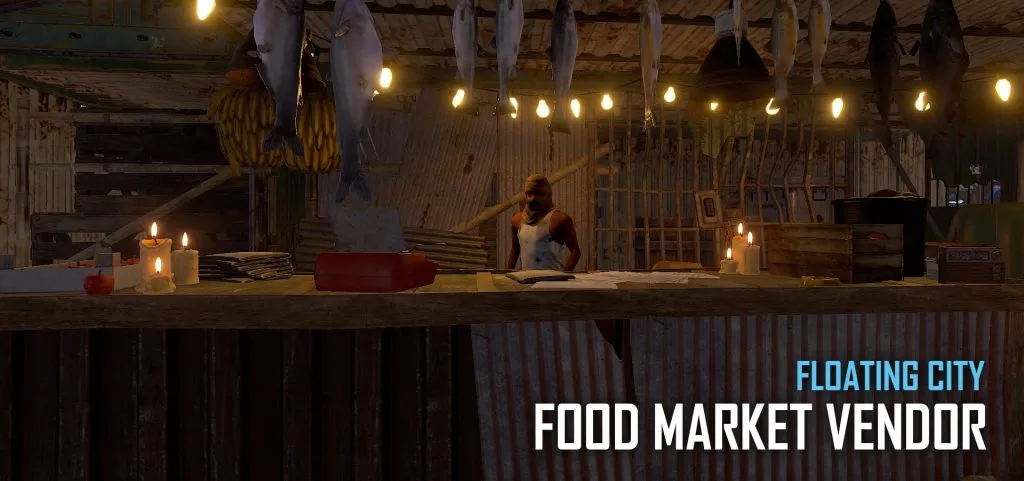 RUST's Floating City Food Market Vendor