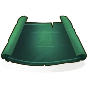 icon of a green schematic building plan from the game RUST