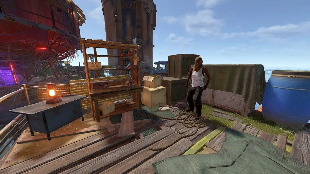 Farming Supplies Vendor and a Functioning Work Bench Tier 1