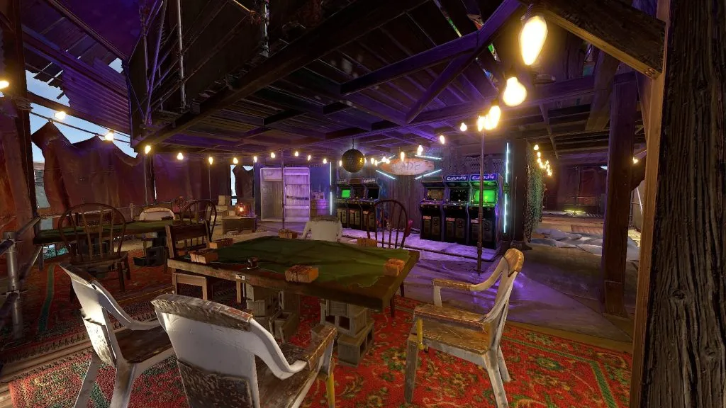 Poker Table and Chippy Arcade