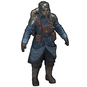 an icon of the Krieg hazmat suit from the game RUST