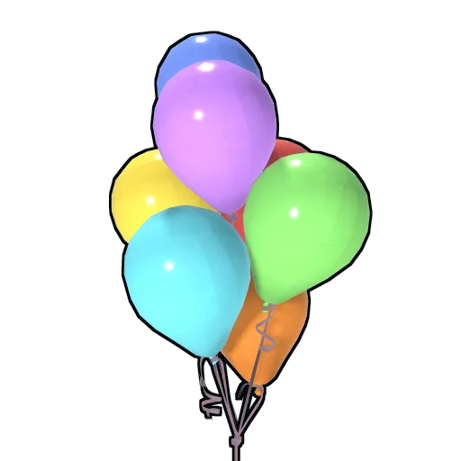 Clump of Latex Balloons image of rust item Clump of Latex Balloons