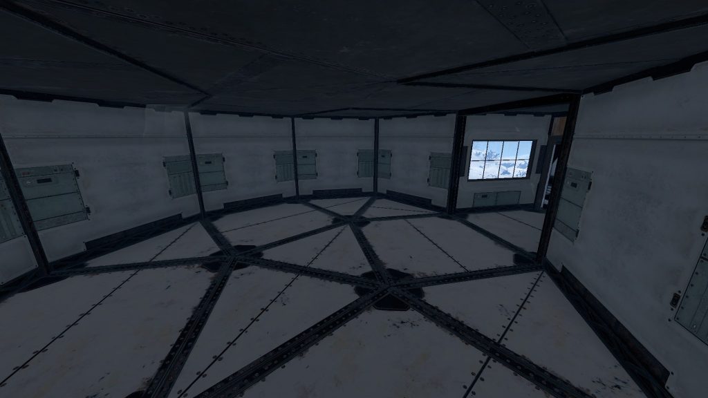 Space Station HQM Skin Applied Inside a Base