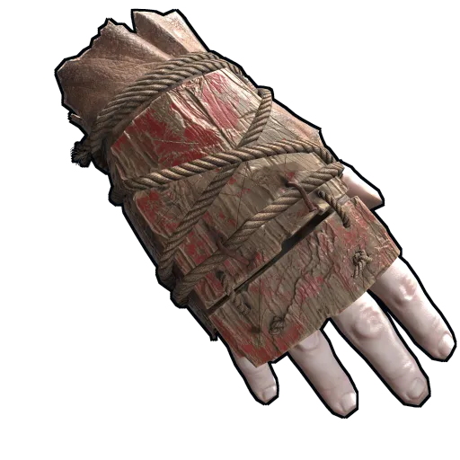 Wood Armor Gloves image of rust item Wood Armor Gloves