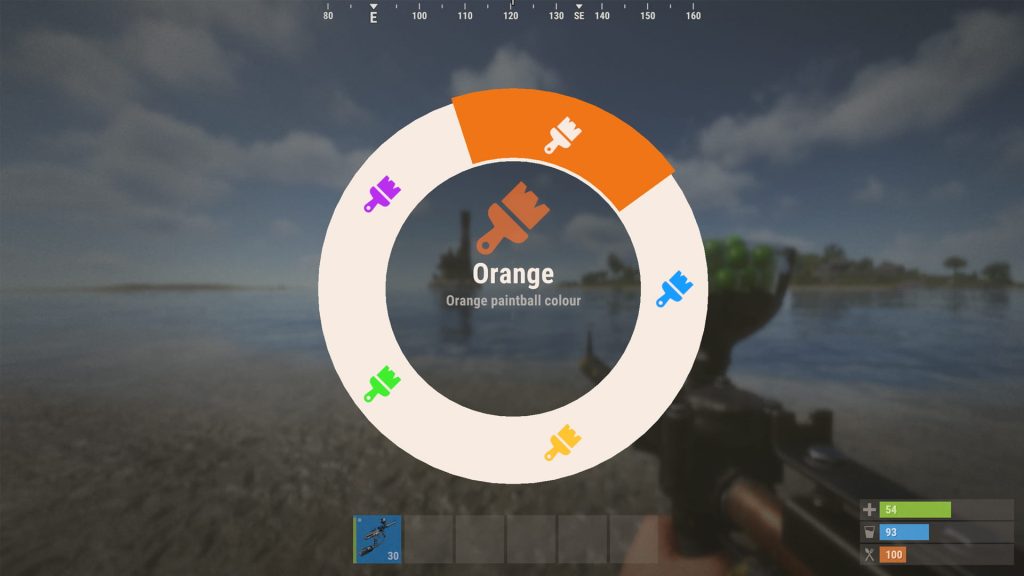 RUST Paintball Gun Menu Wheel