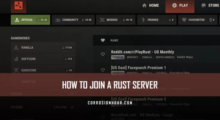 How to Join a RUST Server